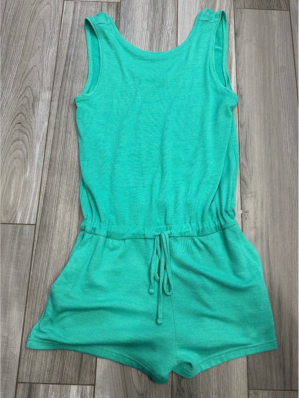 GAP Women's Sleeveless Romper in Mint Green, Size Small